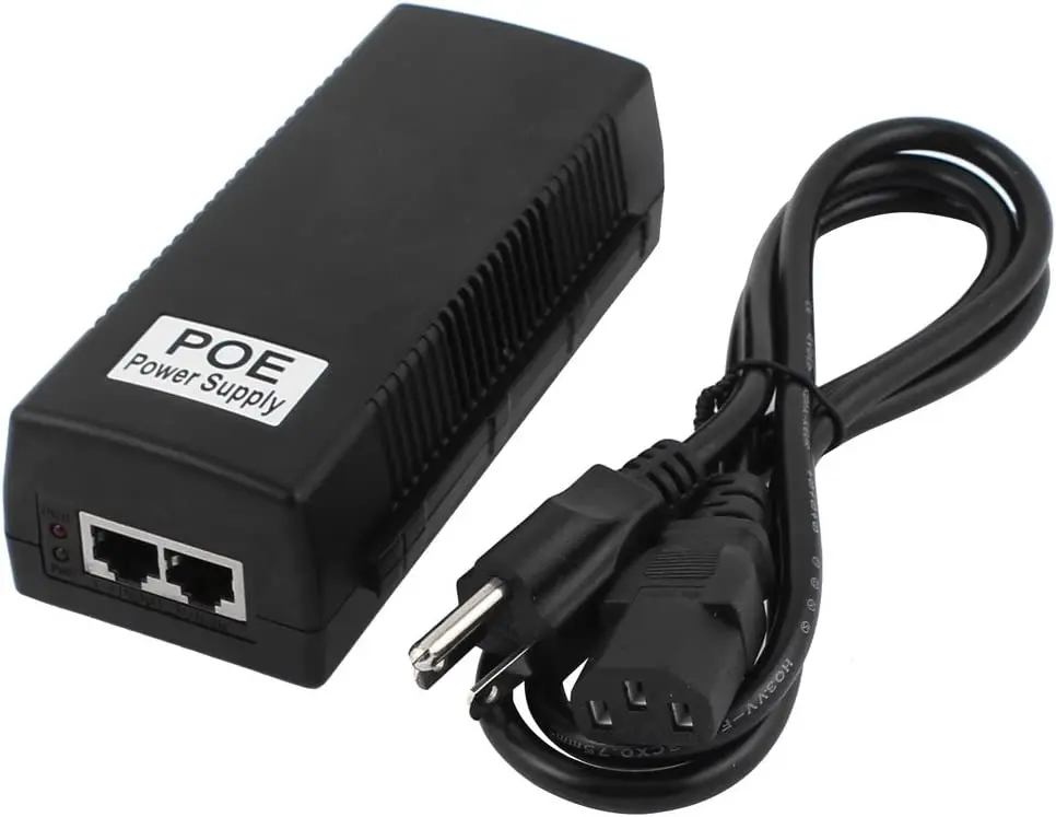 Инжектор PoE Procet с одним портом Gigabit Power Over Ethernet, активный 60 Вт, POE Midspan 55 в, IEEE802.3af,IEEE802.3at,PoE ++