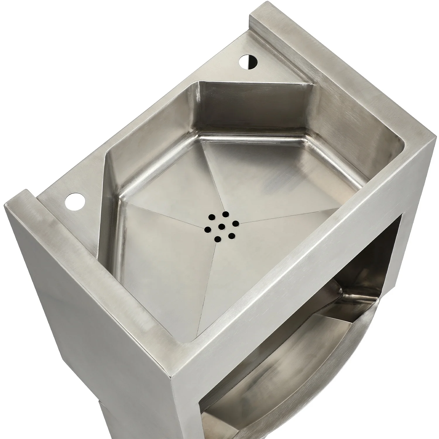 Customized 304 Stainless Steel Male Urinal One Piece and Sink