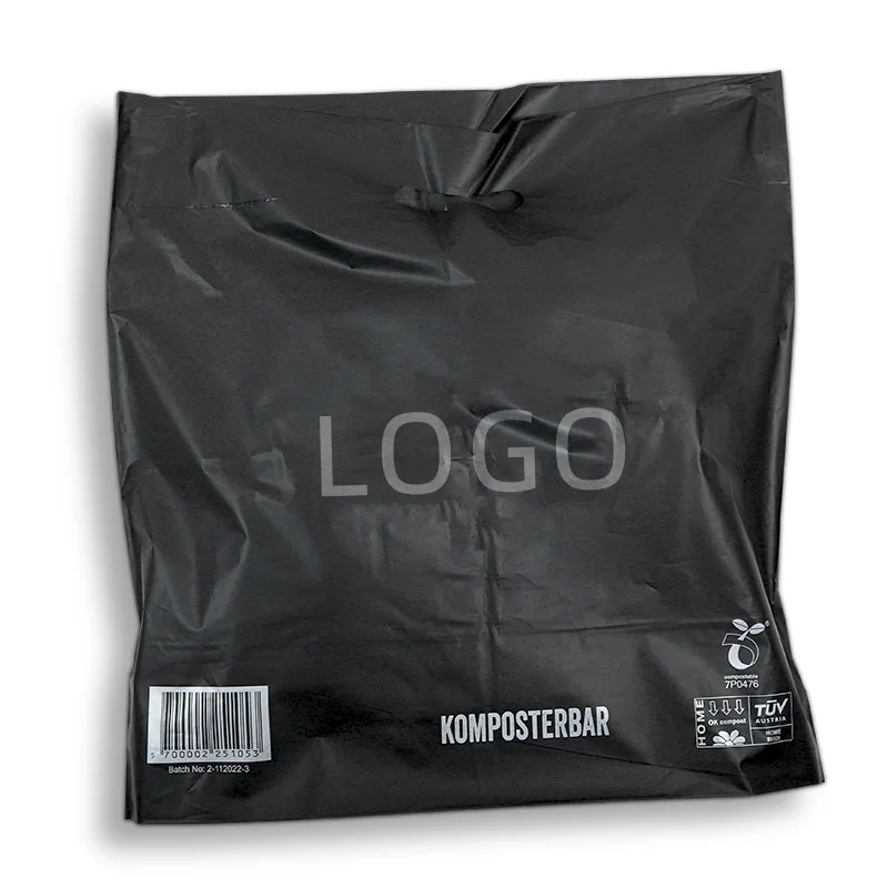 heavy duty compostable thicken waterproof plastic shopping bag  vest carrier supermarket plastic pe shopping mall bag