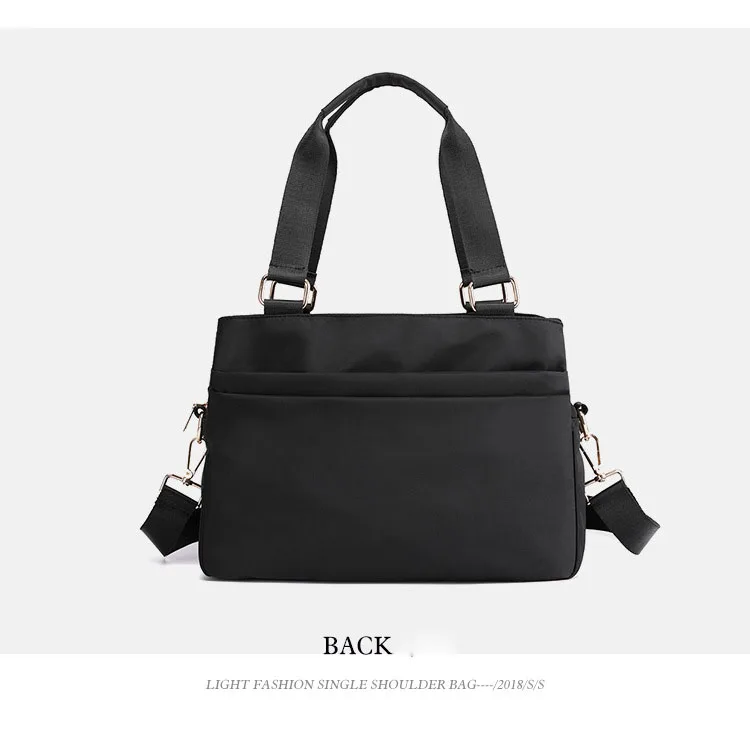 Новая модная пляжная сумка-тоут через плечо для покупок с карманом на молнии