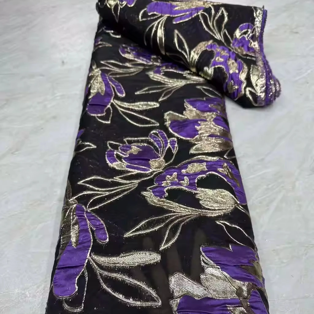 YZL093   Floral Jacquard Fabric Brocade Jacquard Fabric For Lady Woman Dress