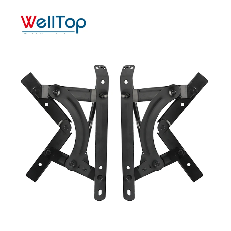 Furniture Hardware Sofa Connector Sofa Bed Mechanism Triple Click Sofa Hinge Adjustable Spring Hinge for DIY Sleeper Couches