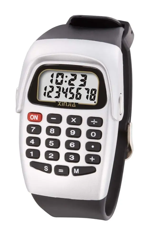 conveniente digital watch simple calculate watch children wristwatch for men