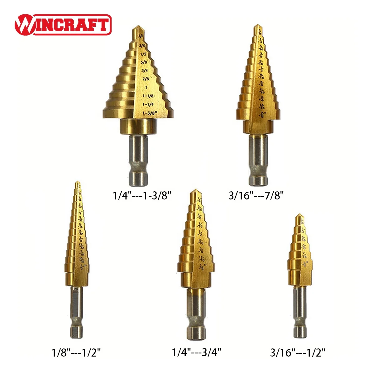 High Quality HSS 4241 18pcs Drill Bit and Step Drill Bit Set Power Tool Accessories for Sheet Metal/Wood/Plastic/Iron