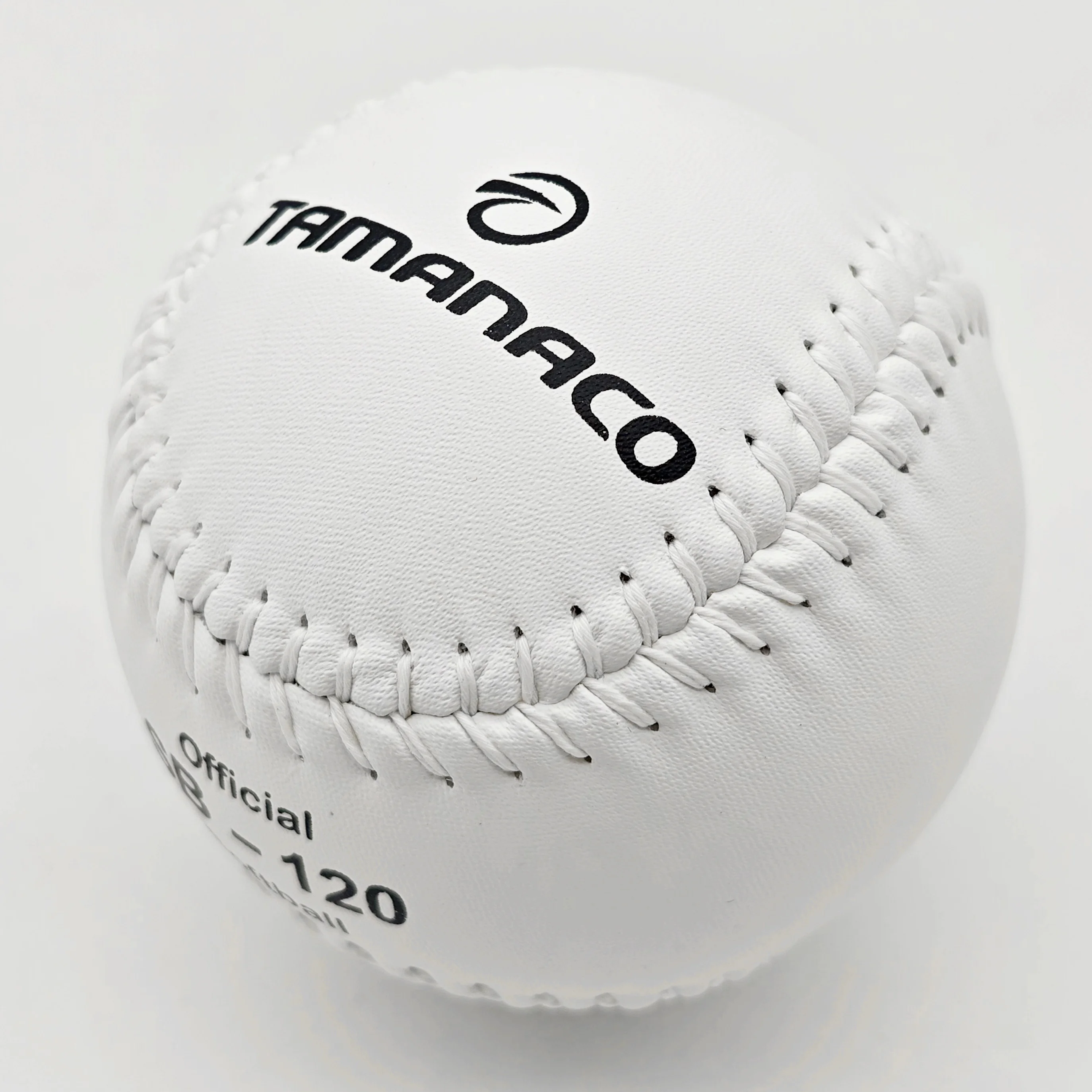 12 inch White Split Leather Softball Ball Cork Core SlowPitch Softball for training SB-120