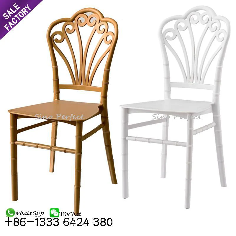 Outdoor Wholesale customized Decorations outdoor Banquet party luxury events chairs for wedding