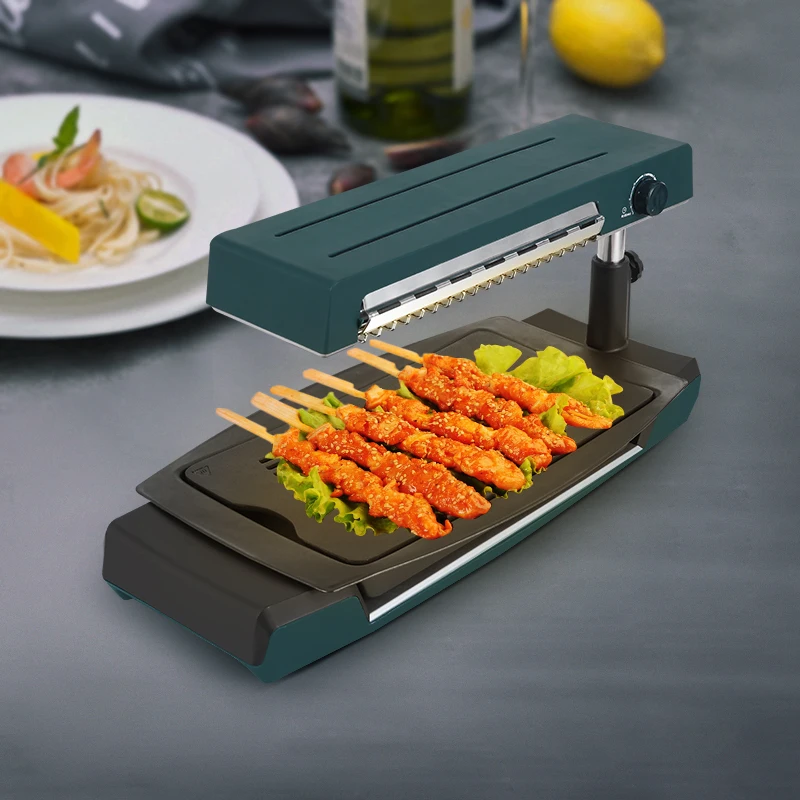 1300W 220V Smokeless Electrical Grill Indoor Infrared Barbecue Grill Non-stick Electric Grill for Household