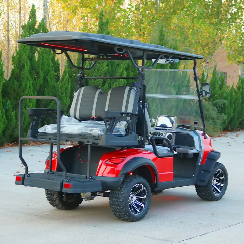 Classic Motorcycles Vehicle Golf Trolley Lithium Battery 4 Seater Golf Cart For Sale