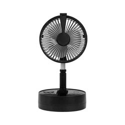 15600mAh Rechargeable USB Portable fan outdoor Wireless charging/charger Power Bank mini Lamp Telescopic Folding
