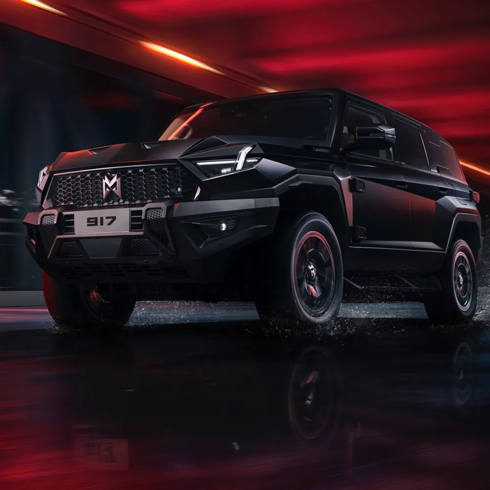 Лидер продаж 2024 электромобили Dongfeng M-hero 917 2023 505 км дальность действия 1088Ps 4x4 китайский роскошный внедорожник автомобиль б/у новая энергия mengshi
