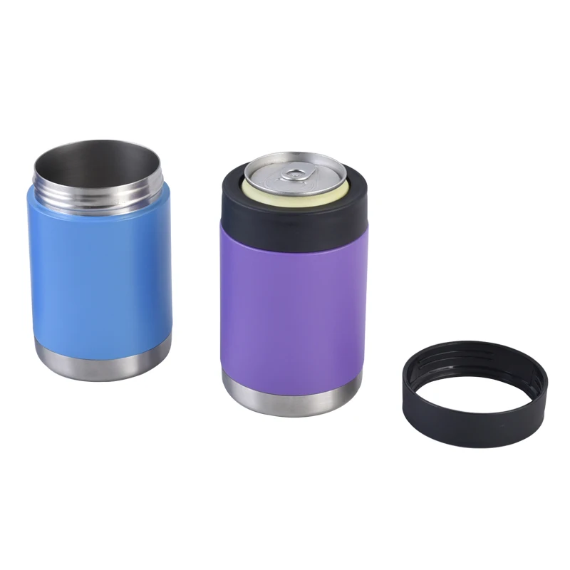 Factory Direct 12 OZ Stainless Steel Insulated Wine Can Insulator Cooler