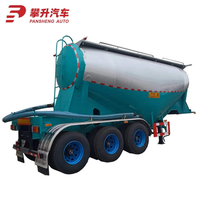 Pansheng 40 50ton цементный полуприцеп с одним