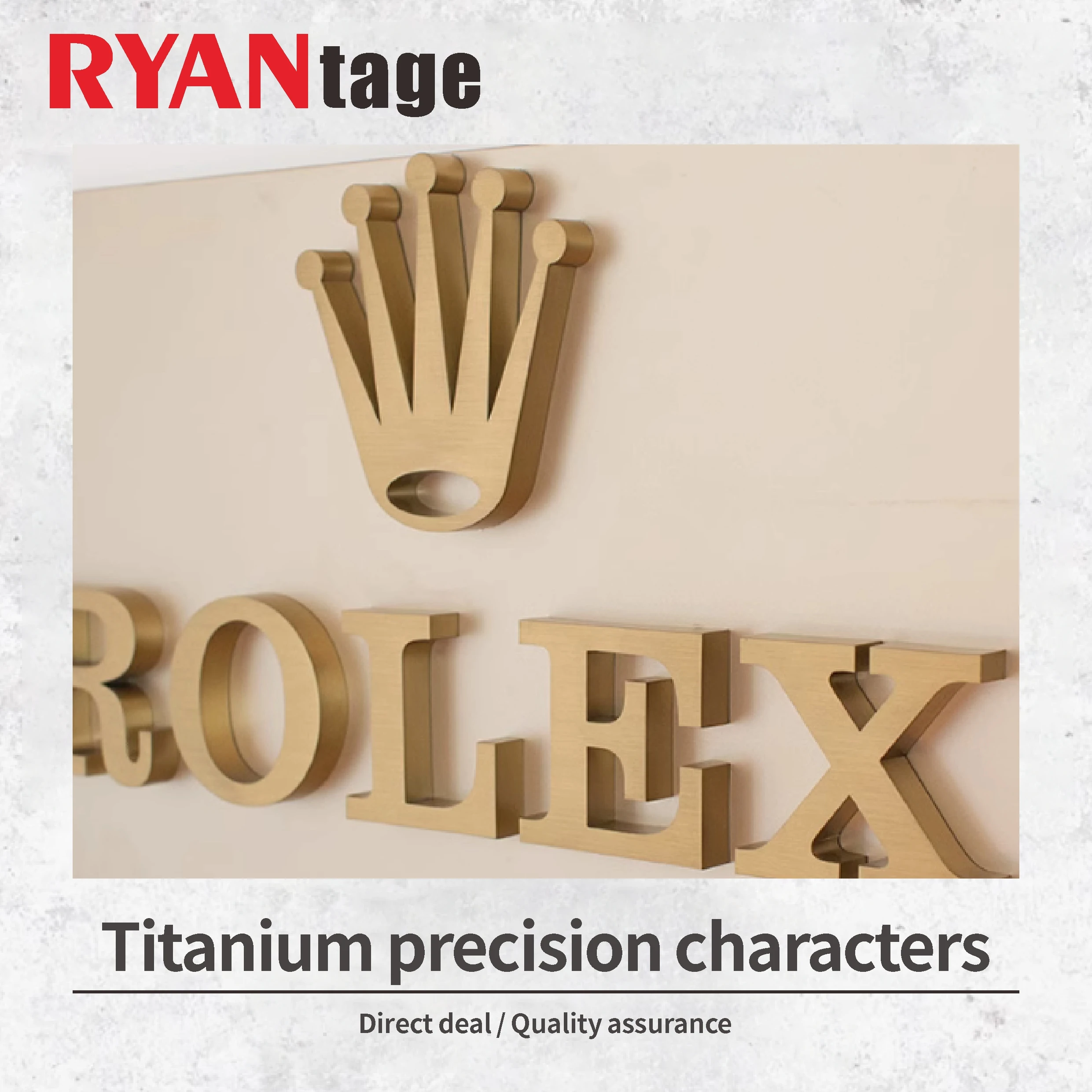 Three dimensional solid stainless steel solid stainless steel precision drawing electroplating oxidation antique baking paint