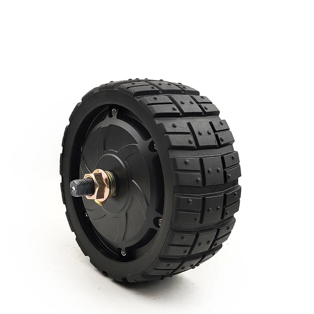 L-faster 350W 6.5inch Off-road Solid Tire Brushless Hub Motor Fat Wheel