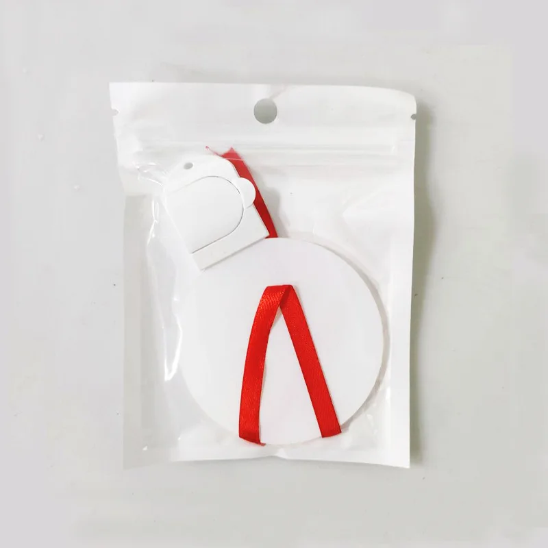 Sublimation Blanks Usb And Battery Clear Acrylic Sheets Christmas Ornaments LED Acrylic light For Christmas Tree Decoration