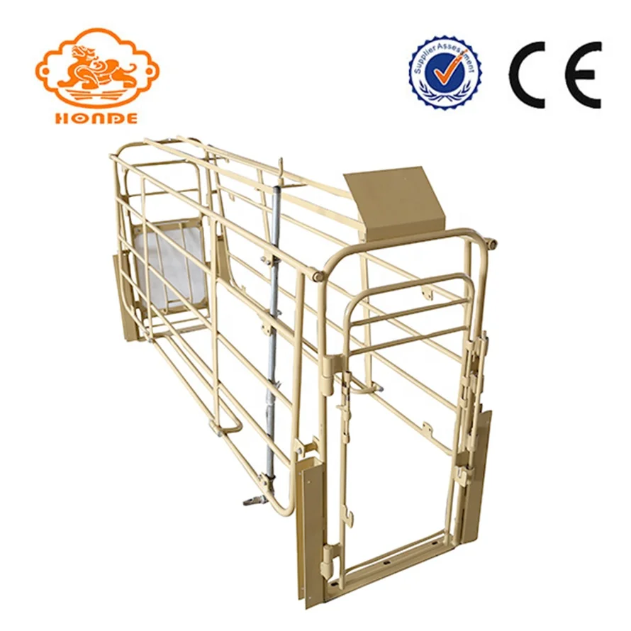 Hot dip galvanized Pig Farming Equipment Pig Gestation Crate/stall/pen Crate Cage For Sow