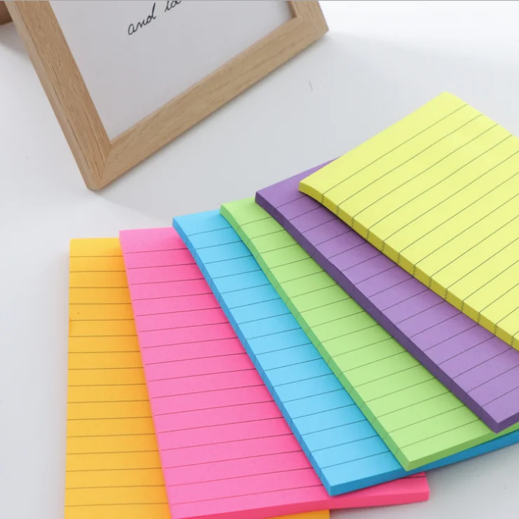 Custom Legal Wide Ruled Notepad Legal Pad Canary 50 Sheet 12 pack Paper Pads
