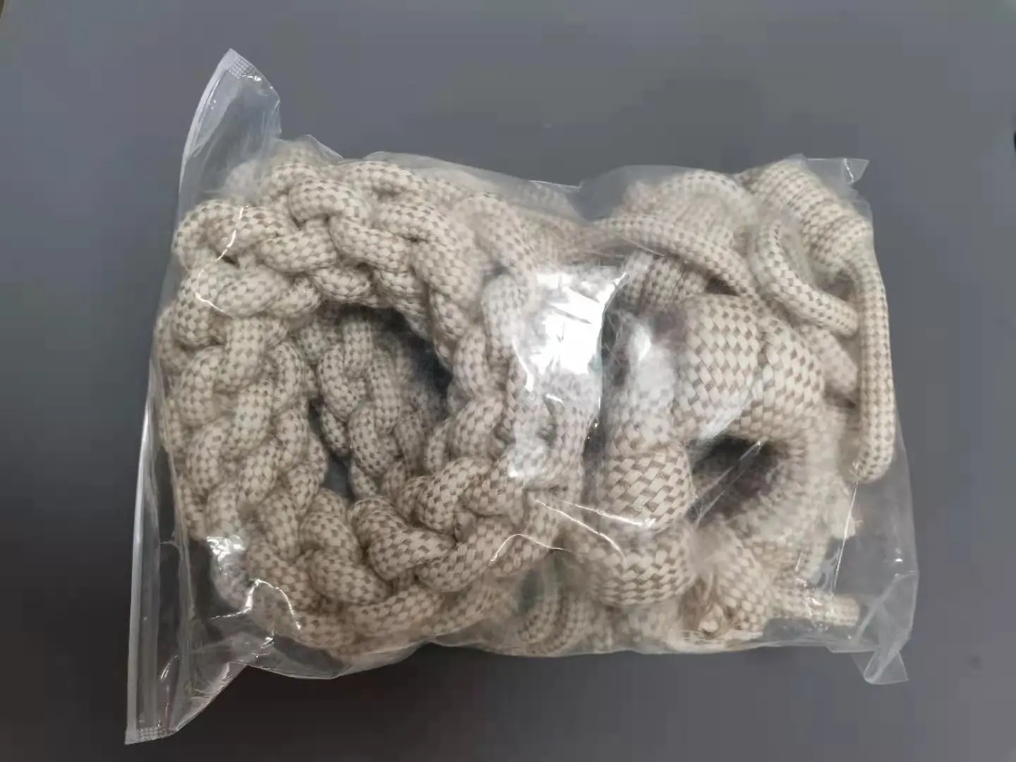 Manufacturer 9 Packs Sustainable Natural Cotton Hemp Organic Tough Rope Dog Toy Chew Set Hemp Dog Toy