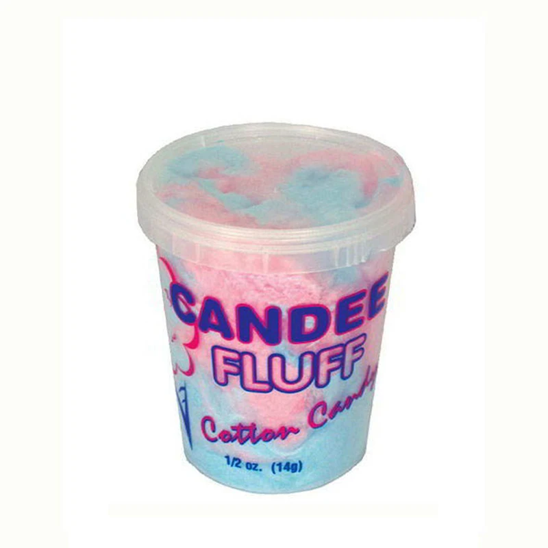 Plastic personalized fast dispatch 250ml 500ml 1000ml cotton candy containers with lock lid