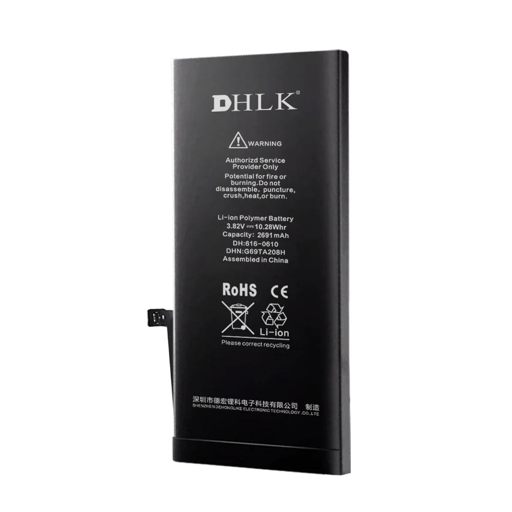 
2691mAh Digital lithium ion batteries for phone battery 8 plus 