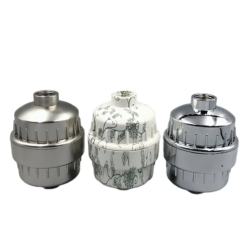 Universal Shower Filter For Hard Water Shower Head Filter to Remove Chlorine Fluoride Water Softener remove bath Heavy Metals