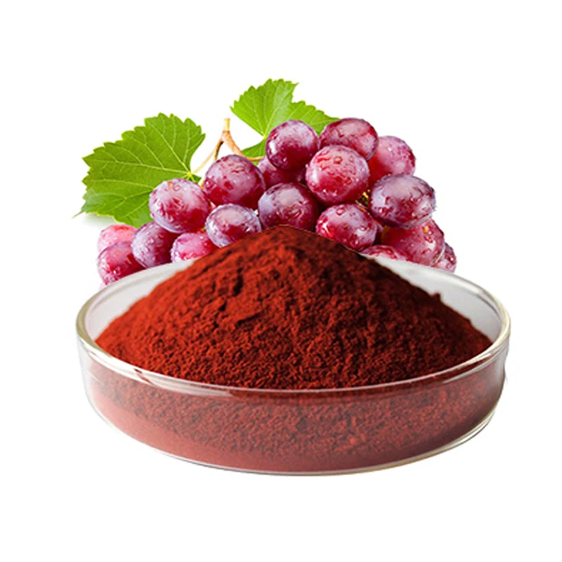 Cosmetic Grade Skin whitening grape seed extract  Polyphenols 95%  Vitis Vinifera L