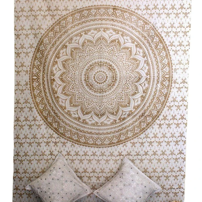 Hot sale Vintage round paisly pattern tapestry for wall hanging decoration