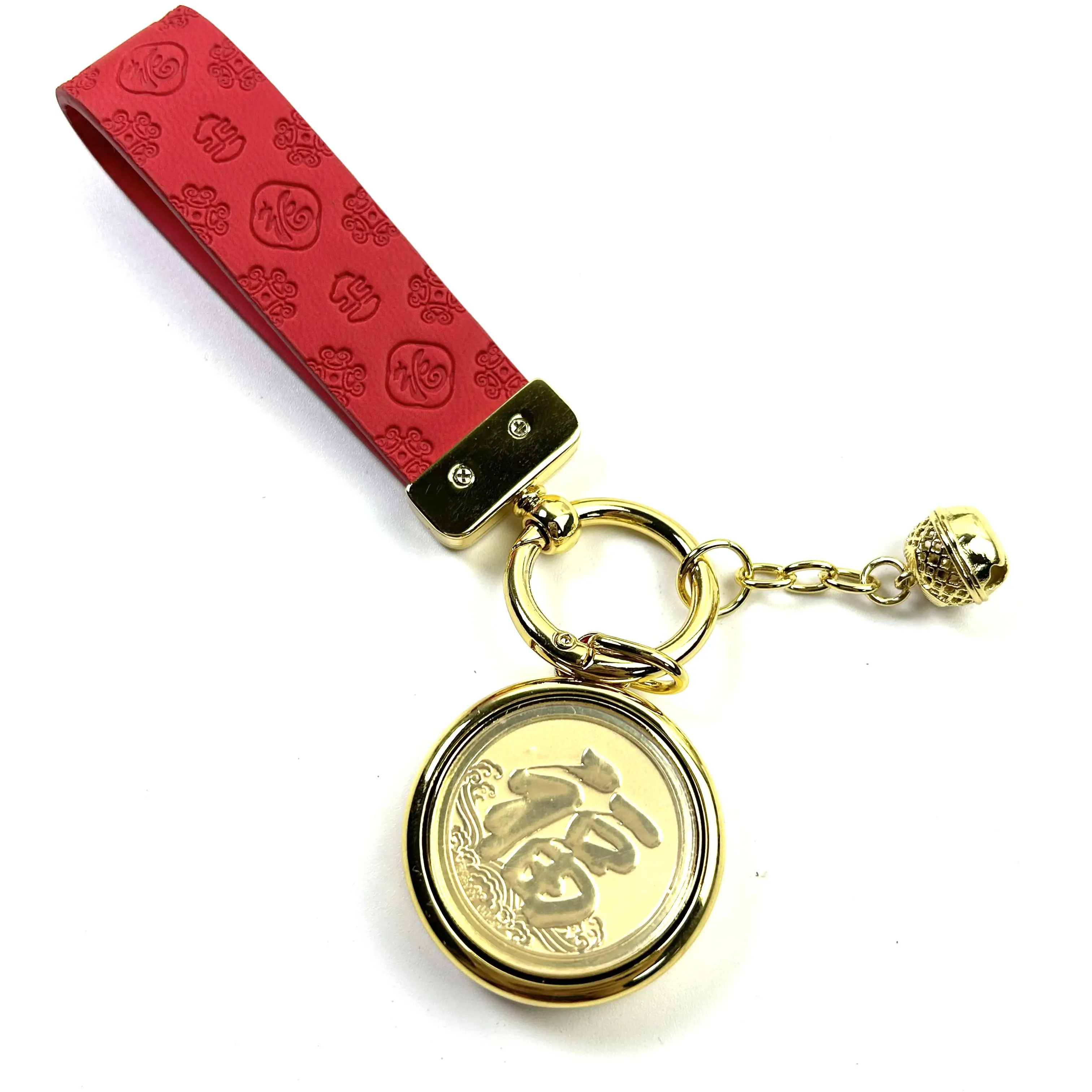 New product promotion PVC China Fu Hardware Keychain Zinc Alloy Color Enamel Metal Keychain