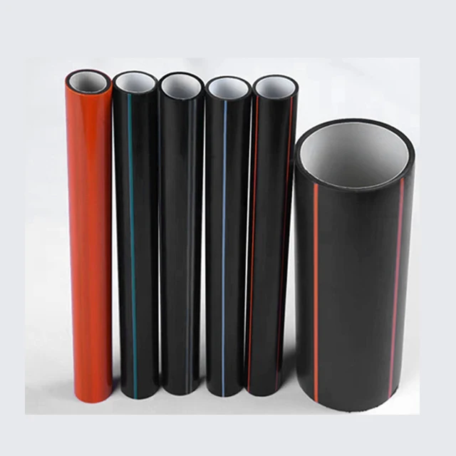 Communication PE 32/28mm HDPE Polyethylene Fiber Optic Cable Silicon Core Socket Connection Blowing Cable Pipe Conduit