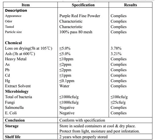 OEM Blueberry Powder Blueberry fruit Powder enriched anthocyanin powder