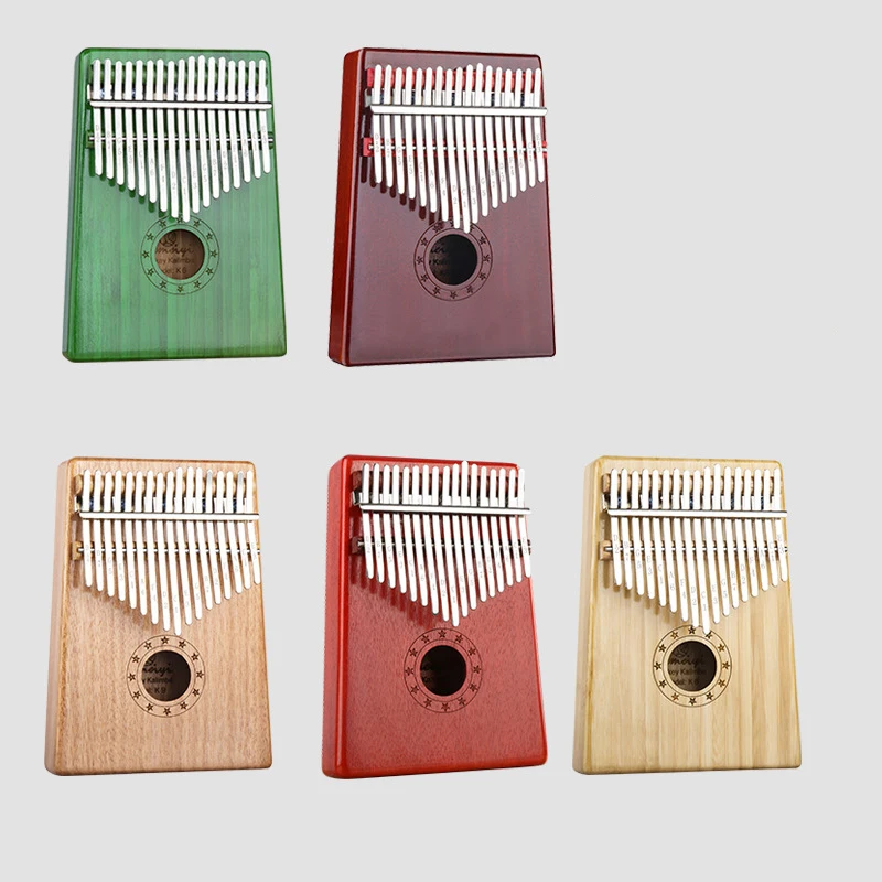 GK01 Wholesale Oem 17 Keys Mini Kalimba Thumb Piano Finger Piano Musical Instrument Wood Kalimba For Sale