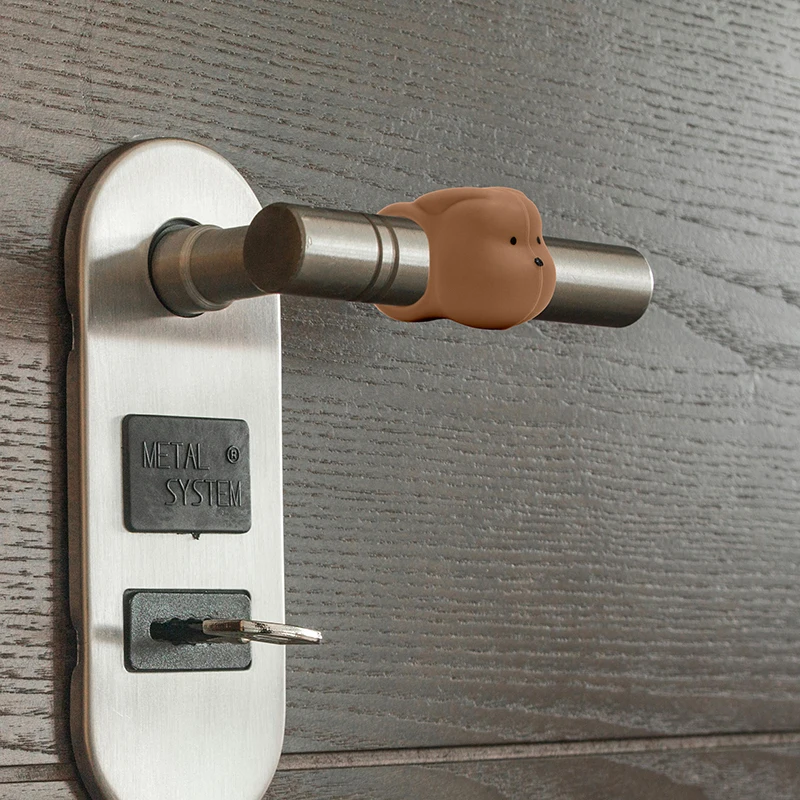 Premium Kids Safety Door Knob Covers Wall Protection Doorknob Bumper Doorknob Ring For Handle Door Stopper Anti-Collision Buffer
