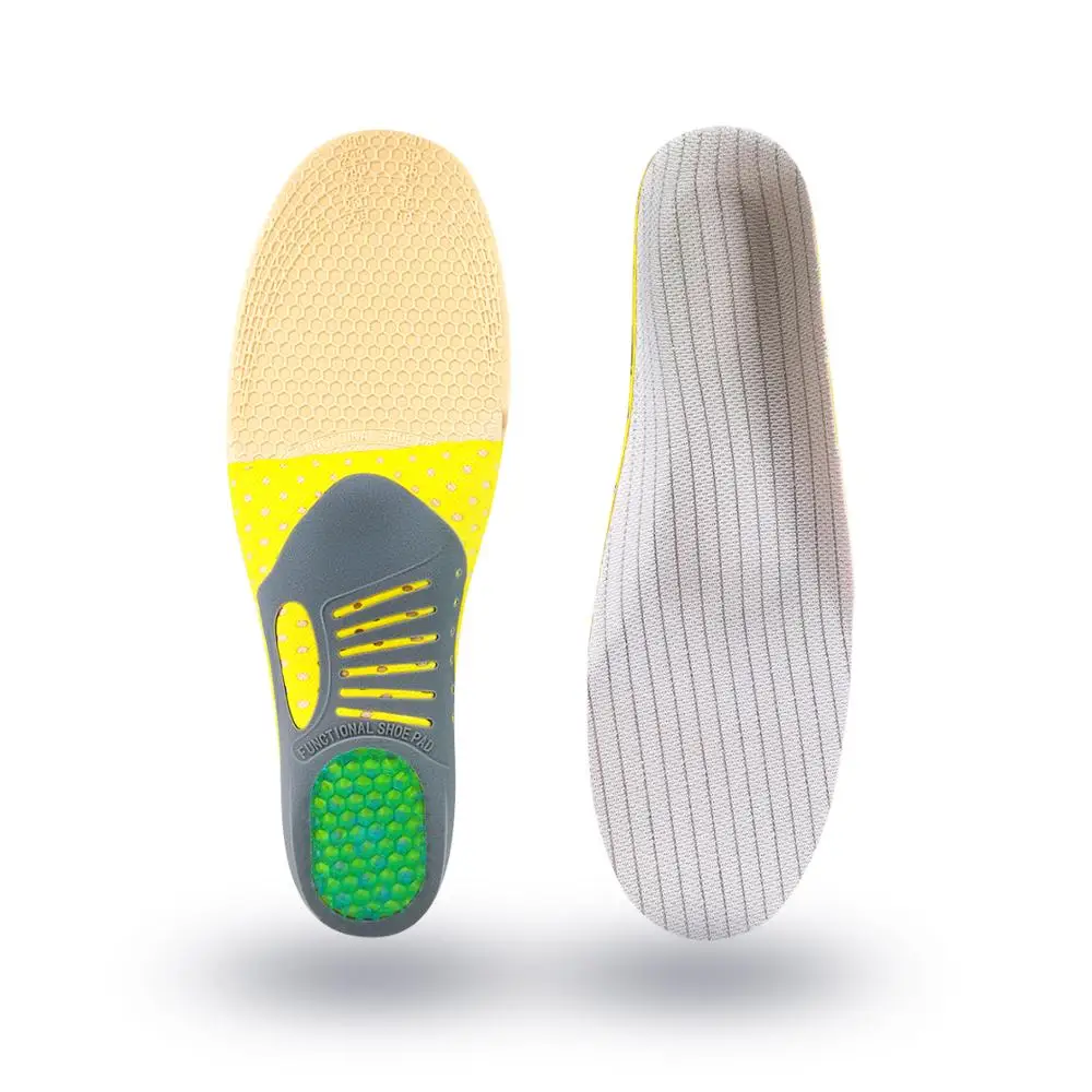 PVC Orthopedic Insoles Orthotic Flatfoot Health Soles Pad for Shoes Insert Arch Support Pads for Plantar Fasciitis Foot Insoles