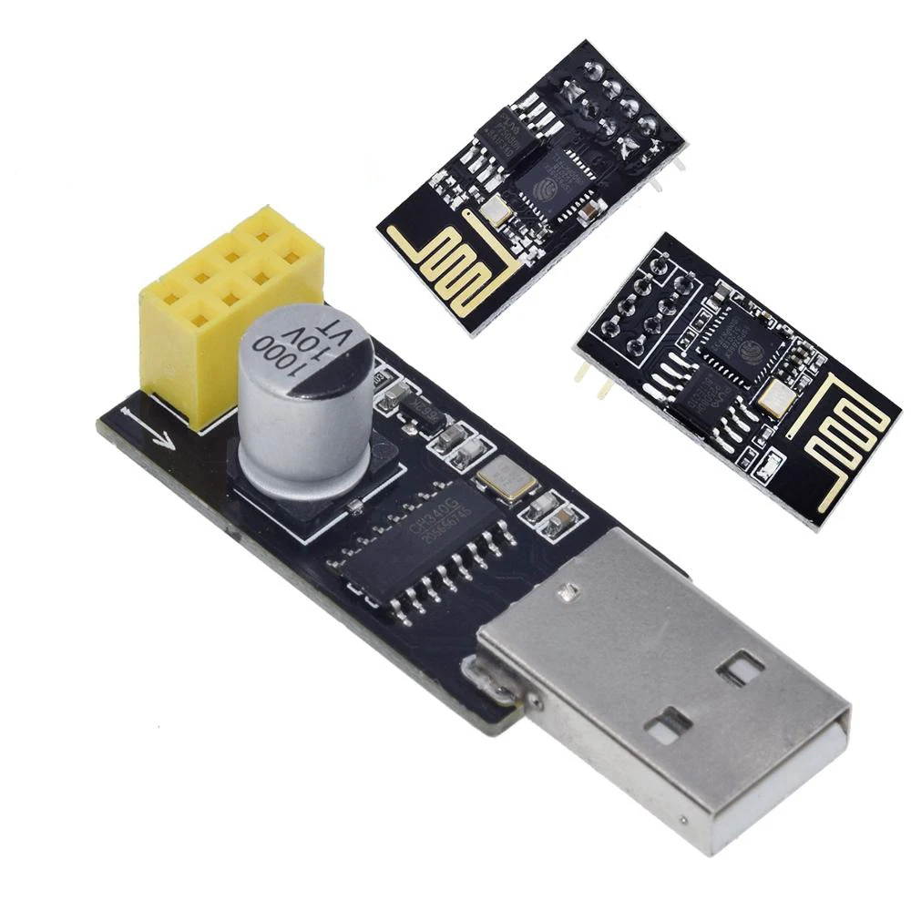 ESP01 Programmer Adapter UART GPIO0 ESP-01 Adaptater ESP8266 CH340G USB to ESP8266 Serial Wireless Wifi Development Board Module