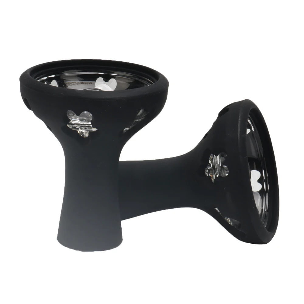 New style silver gray shisha charcoal fast burn wholesale shisha hookah charcoal holder aluminium alloy hookah accessories