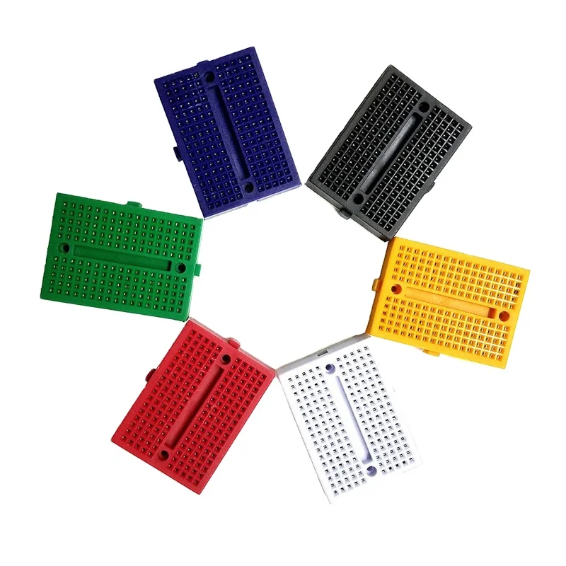Mini Small Size 170 Tie-points Solderless Breadboard Prototype Protoboard PCB Board for for Arduino DIY Electronic Kits