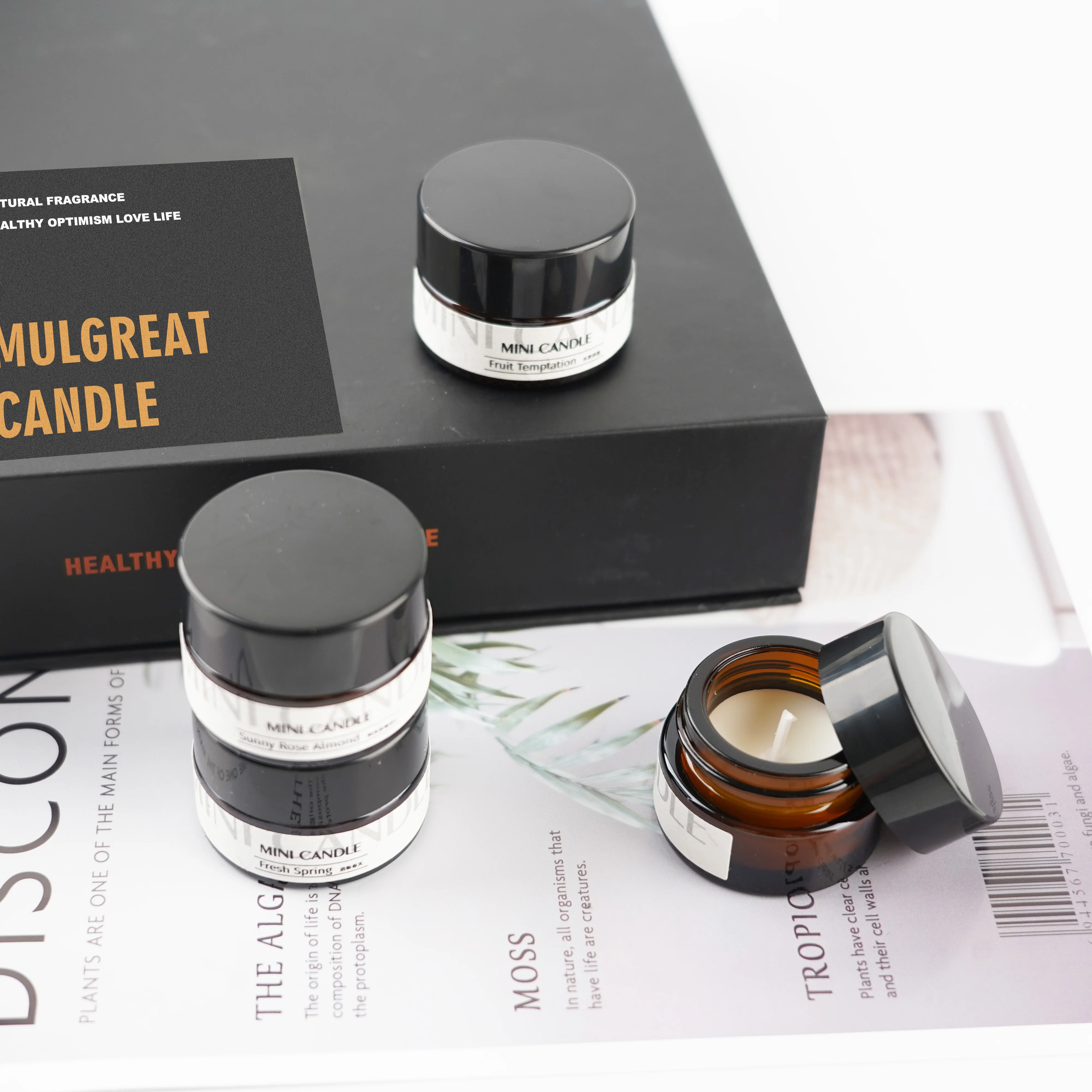 Hand-made Soybean Wax Scented Candle Sample of Scent Test candle 5g travel Scented Candle