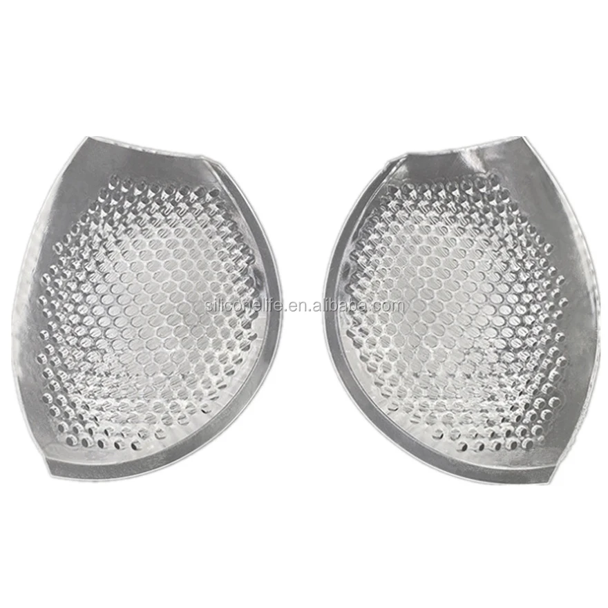 Thick Round Magical Silicone Transparent Chest Pad Inserts Breathable Hole Swimsuit Underwear Women