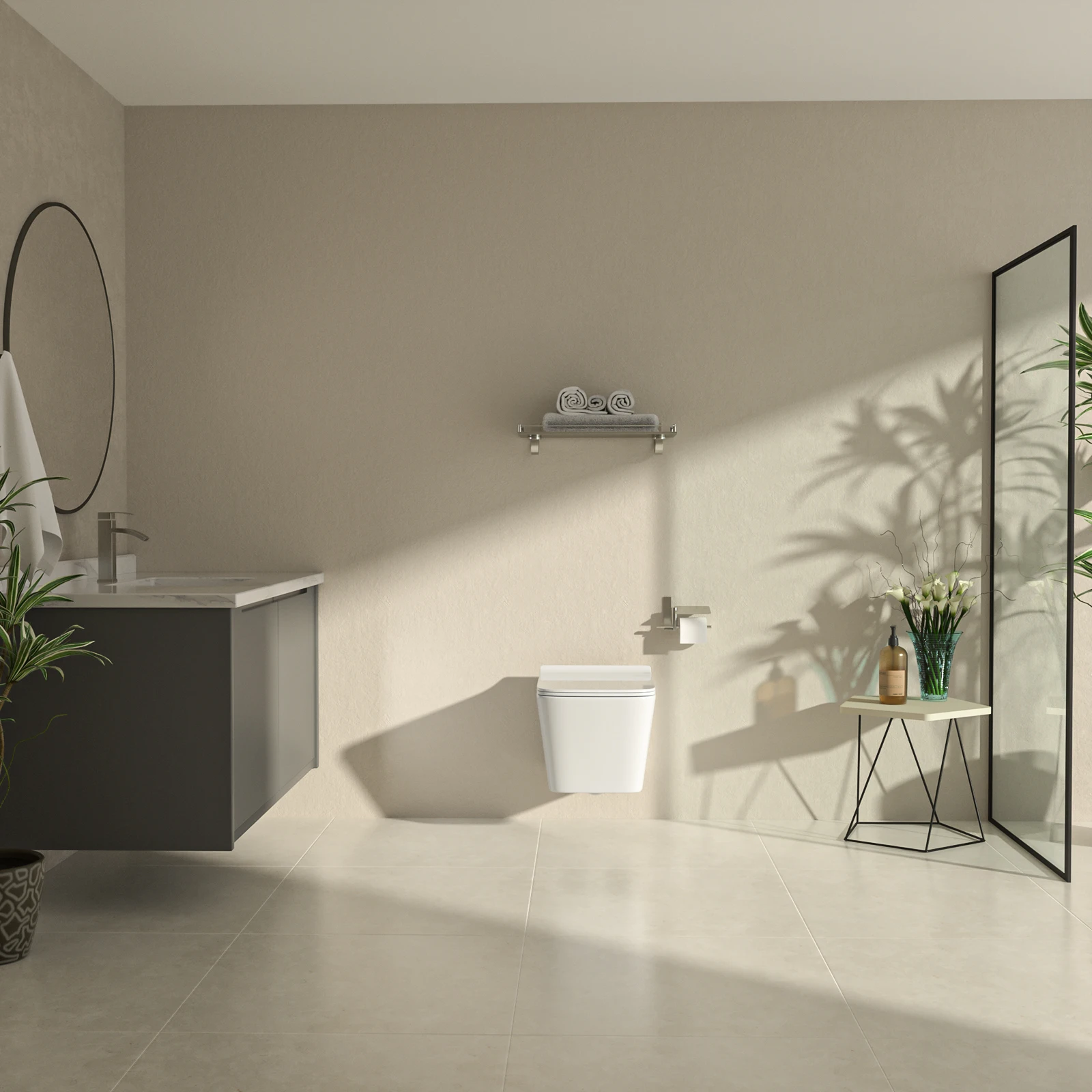 In-Wall Toilet Combo Set & Carrier System Wall Mounted Toilet with Soft Closing Seat 1.1GPF/1.6 GPF Dual Flush White 21 * 16