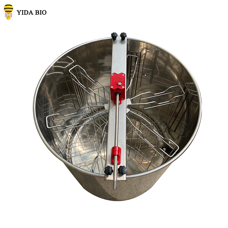 6 frames manual honey processing machine honey centrifuge