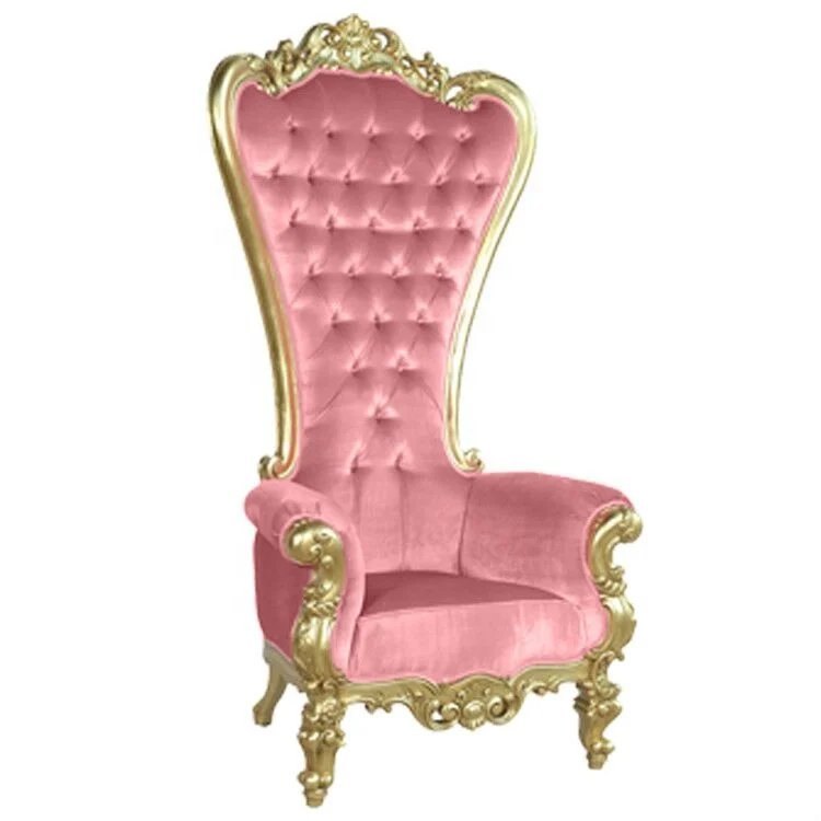 Factory Directly Sale royal king throne Luxury Wedding Chairs