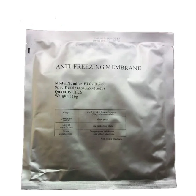 2021 High quality cryo cool pad anti freeze antifreeze membrane for beauty salon and home use