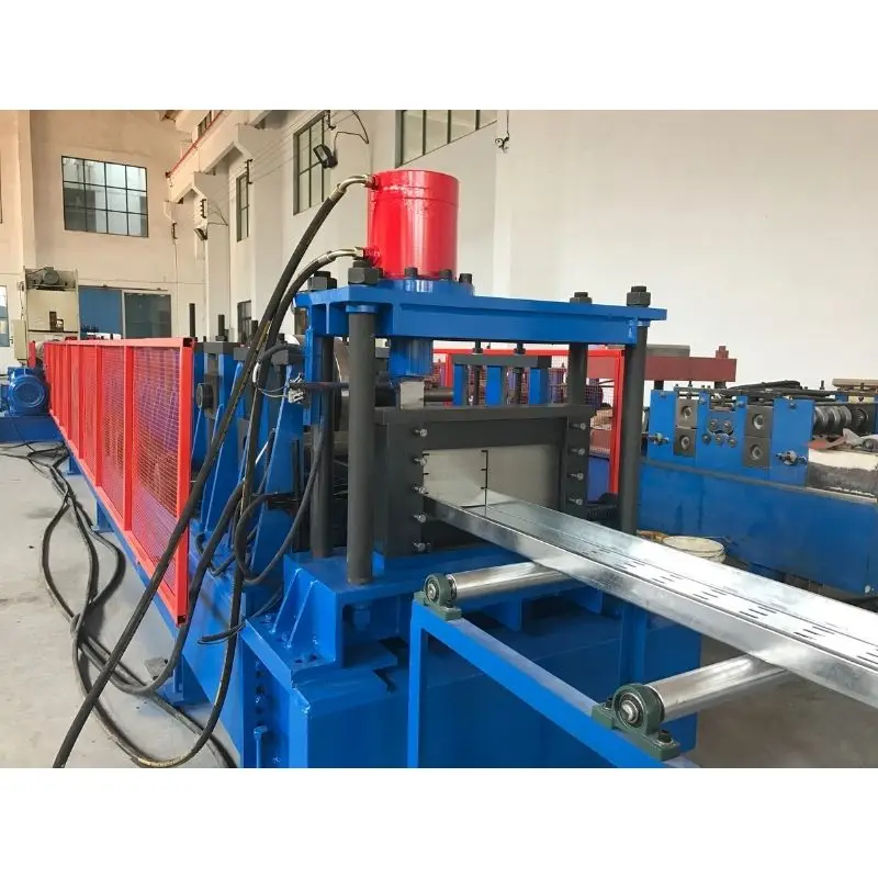 200mm-600mm Width Adjustable 1.0-2.0mm Thickness  Steel Perforated Cable Tray Roll Forming Making Machine