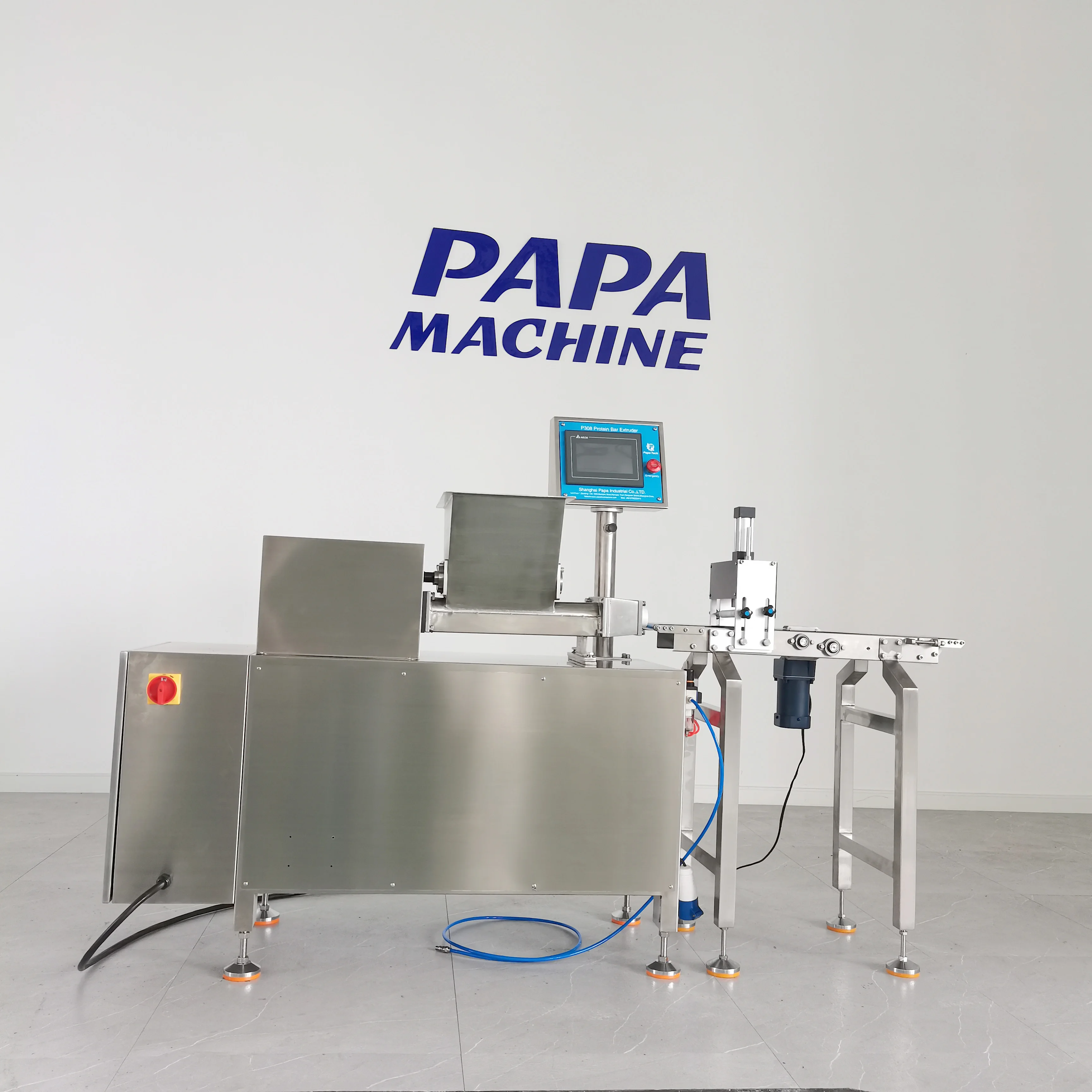 Industrial Automatic P308  protein dates bar extruder machine with servo motor cutter