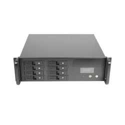 Short 3U Chassis Server Case 390mm Depth 3U Rackmount LCD Server Case For ITX System