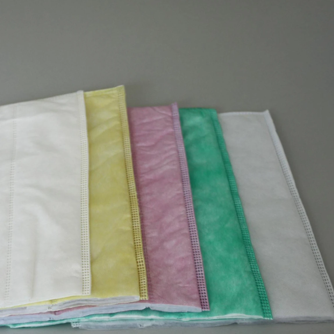 Hot sale F9 97%  disposable non woven Air  pocket filter media for Medium Efficiency filters
