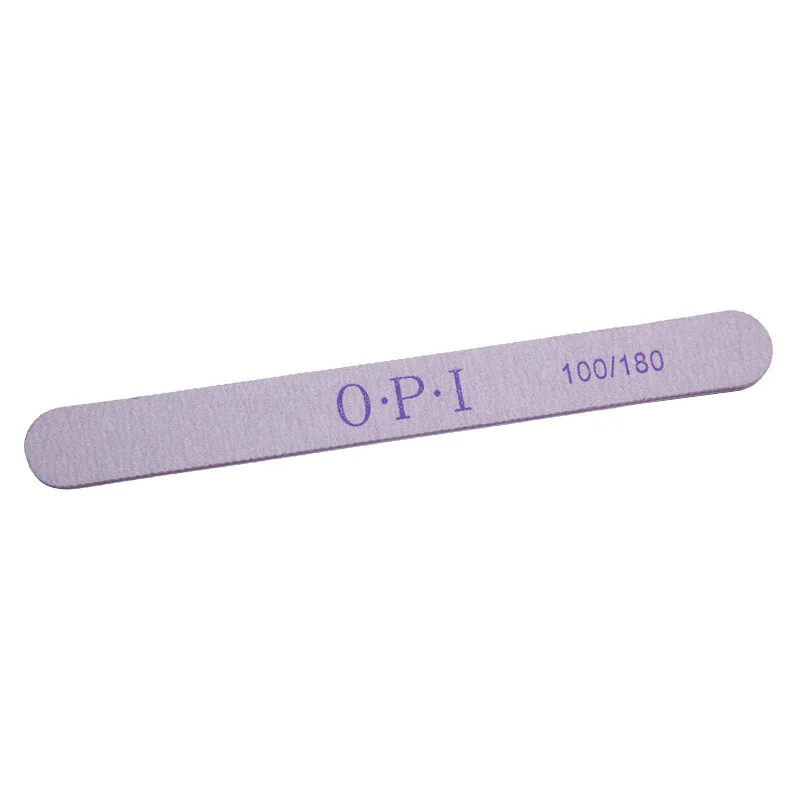 Customized Logo Salon Polishing Single Side Nail File Professional Metal Disposable Nail File