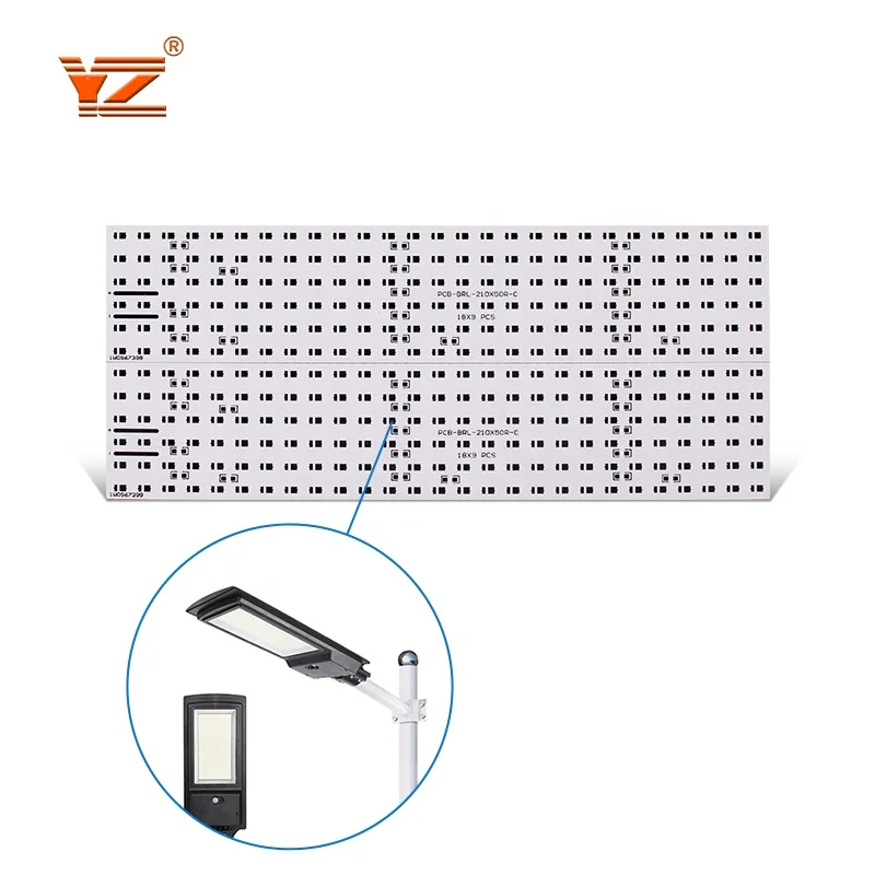 PCB manufacturing  Circuit Board Fabrication aluminum 2835 led pcb  ROHS led boards led pcb 94v0 for solar light