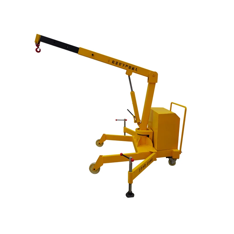 300kg portable floor electric  Counter-balanced hydraulic crane