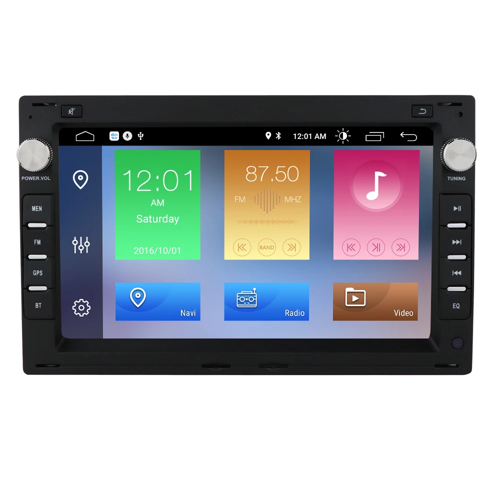 Car DVD Player7inch Auto Radio Android 10 For Volkswagen PSSAT B5 POLO Car Gps Navigation With WiFi 4G BT